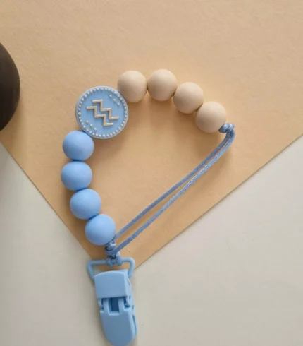 Тримач для пустушки - Зодіак Бебі блю