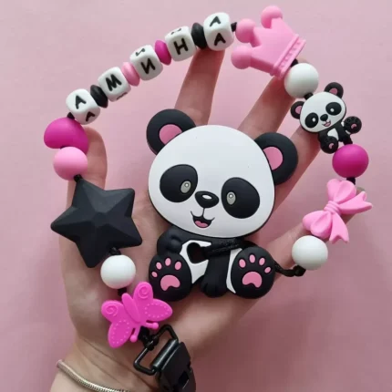 Іменний гризунець - Панда Панда - Рожева