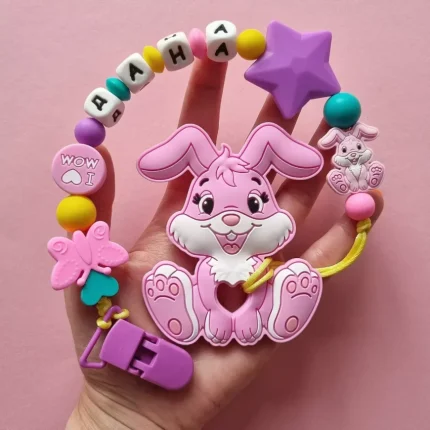 Іменний гризунець &ndash; Кролик Кролик - Рожевий